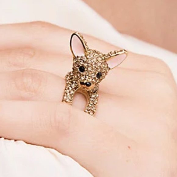 Kate Spade Chihuahua Ring Size 6 New